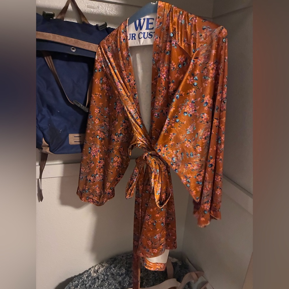 Savage x Fenty PSYCHEDELIC VELVET SHORT ROBE